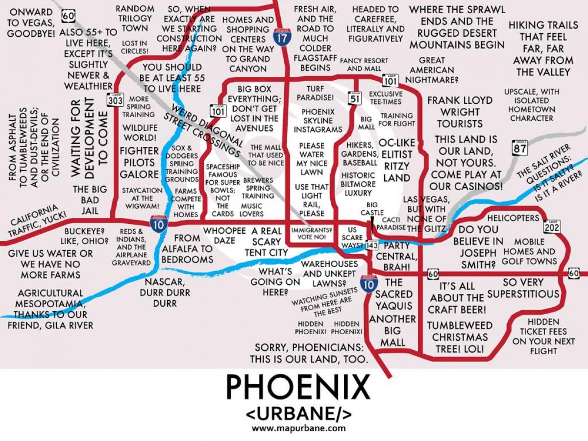 Phoenix kapitbahayan mapa