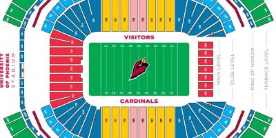 Az Cardinals stadium mapa